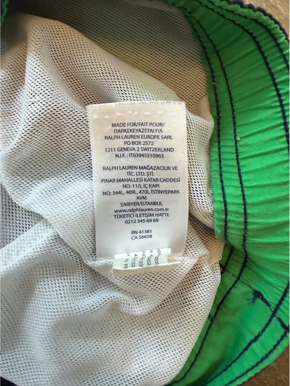 Polo Ralph Lauren Boys Colorblock Swim Trunks Size 6 Classic Preppy Summer Swim